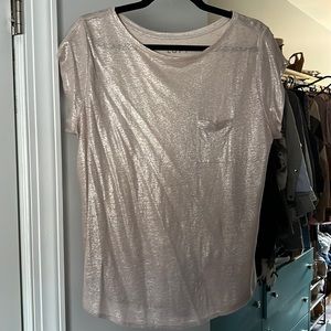 Shimmery Linen Top